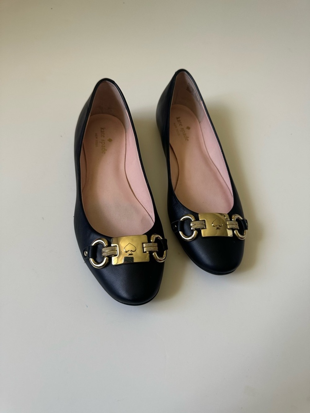 Kate Spade New York ‘PHOEBE’ Leather Flats |Black ~7.5